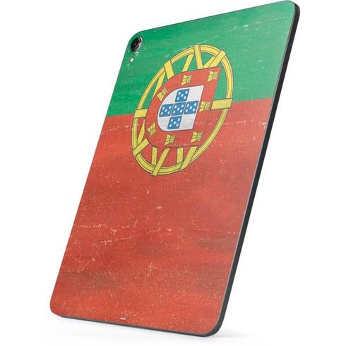 Portugal Flag Distressed Apple iPad Pro Skin